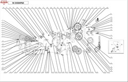 Кронштейн крепления катушки, правый минимойки Elitech М2500ИРБК - фото 66178