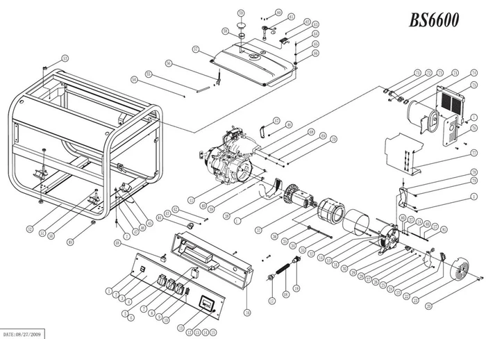 Ротор генератора FUBAG BS 6600 №37 ST07FD02011200