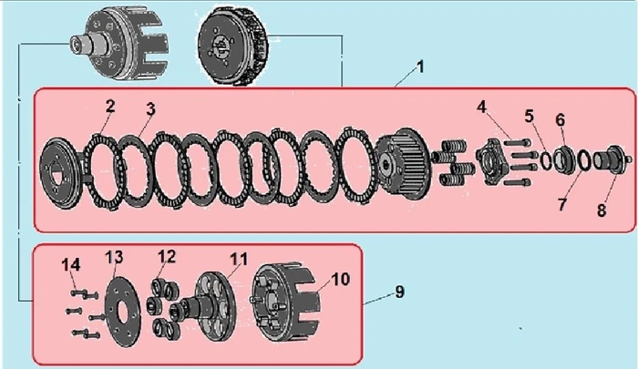 Упорный буфер культиватора Champion BC1193 (рис.12) CHMP111089990009