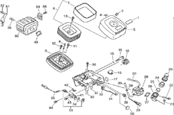 КОРПУС ФИЛЬТР бензореза ECHO CSG680 (рис.9) ECHA225000130