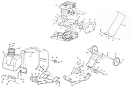 Кронштейн виброплиты Champion PC1150FT (рис.71) PC1150FTCNP110071