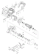 Ротор 240В в сб.для MT412, вкл. 19,20,22,24 алмазная пила  Makita MT412 рис.( 21)