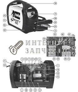 На Igbt + Диод Комплект сварочного аппарата Telwin INFINITY 150 981824 981824