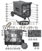 Комплект Передняя Панель Карты сварочного полуавтомат Telwin BIMAX 162 TURBO 990073