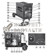Двигатель Вентилятора сварочного полуавтомат Telwin TELMIG 170/1 TURBO 152080