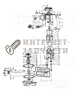 Фланец Внутренний  болгарки Союз УШС-8150Ш_v_2.1 №A38 УШС-8150Ш_v_2.1-A38