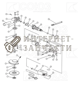 Фланец Внешний болгарки Союз УШС-9011 №1 УШС-9011-1