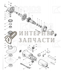 Защита Колеса (Совм. Makita 9555hn) болгарки Союз УШС-90121-34 УШС-90121-34