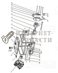 Розетка бензогенератора Союз ЭГС-87300Э-26 ЭГС-87300Э-26