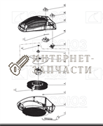 Элемент нагревательный тепловентилятора Союз ТВС-2000-4