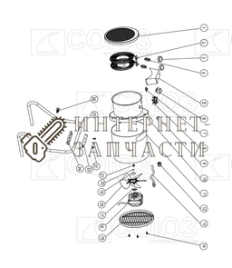 Выключатель перфоратора Союз ТПС-3027-6 ТПС-3027-6