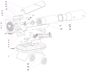 Выключатель дизельной тепловой пушки RedVerg RD-DHD60WN-1-21 6645063_RD