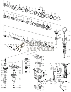 Шестерня RD-RH1500-65 RedVerg RD-RH1500-65 6648808_RD