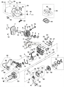 Стартер бензопилы Redverg RD-GC38-14-2-61 6647961_RD