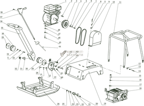 Двигатель виброплиты Redverg RD-C160-1-1 6645251_RD