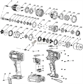 Клавиша переключателя шуруповёрта Redverg RD-ISD18V-11 6651304_RD