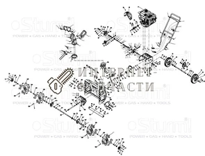 Шестерня 25 зуб снегоуборщика Sturm STG5455-53 STG5455-53