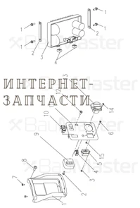 Плата в сборе генератора BauMaster PG-8710IXX-N-3 390404