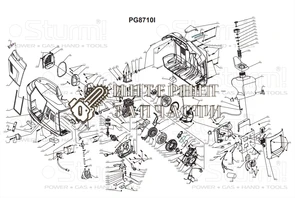 Набор комплектующих генератора BauMaster PG0099 390498