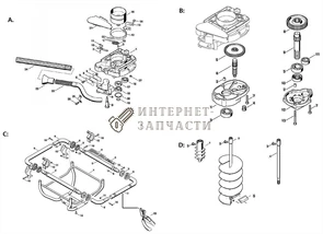 Крышка бака мотобура Redverg RD-EA630B-60 6646421_RD