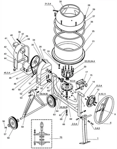 {{photo.Alt || photo.Description || 'Ремень клиновой О-850 бетономешалки Elitech БС 120 (рис. 48)'}}