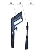 Пистолет Elitech M 1800 РБК (поз.16)