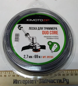 {{photo.Alt || photo.Description || 'Леска для триммера Duo Core 2,7/69м круг'}}