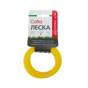 {{photo.Alt || photo.Description || 'Леска Cofra 1,65 мм сечение звезда для триммера, 15 м'}}