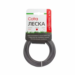 {{photo.Alt || photo.Description || 'Леска Cofra 2,0 мм семиугольное сечение для триммера, 15 м'}}