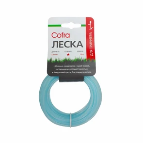 {{photo.Alt || photo.Description || 'Леска Cofra 2,0 мм сечение звезда для триммера, 15 м'}}