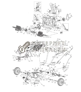 Колесо 13*5.00-6 снегоуборщика RedVerg RD-25065-90 RD-25065-90