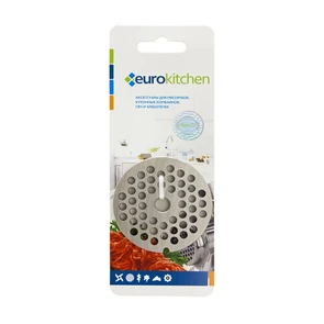 {{photo.Alt || photo.Description || 'Решетка EUROKITCHEN  GR2-5 для мясорубки/кухонного комбайна с мясорубкой, 1 шт., сталь'}}