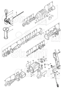Шестерня перфоратора Sturm RH 2550 RH2550/2551-38