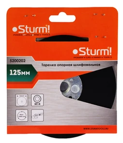 {{photo.Alt || photo.Description || 'Тарелка опорная Sturm 5200202 шлифовальная жесткая (125 мм)'}}