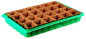 {{photo.Alt || photo.Description || 'Набор для выращивания рассады: торфяные горшочки 24 шт, 5x5 см, лоток, пластик, 36x23 см'}}