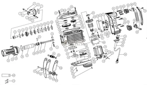 Винт отбойного молотка Redverg RD-DH1850-5 RD-DH1850-6