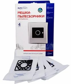 {{photo.Alt || photo.Description || 'Мешки-пылесборники Euroclean E-04/4 синтетические для пылесоса, 4 шт'}}