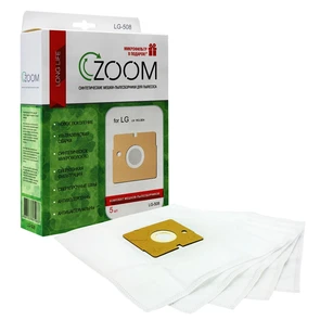 {{photo.Alt || photo.Description || 'Мешки-пылесборники ZOOM LG-508 синтетические для пылесоса, 5 шт + микрофильтр'}}
