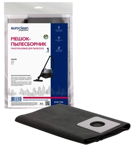 {{photo.Alt || photo.Description || 'Мешок-пылесборник Euroclean EUR-708 многоразовый с пластиковым зажимом для промышленного пылесоса'}}