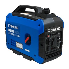Генератор бензиновый инверторный Dinking DK2000i (2 кВт, 230В/50Гц, DK148, бак 4л.)