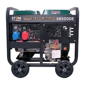 {{photo.Alt || photo.Description || 'Генератор дизельный STEM Techno S8500DE (8.5 кВт, электростартер, дисплей, подогрев, 230/400 В, АВР)'}}