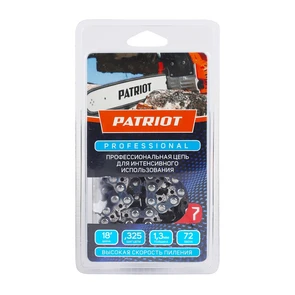 {{photo.Alt || photo.Description || 'Цепь пильная PATRIOT 20LP-72E Professional (0.325quot;, 1.3 мм, 72 звена)'}}