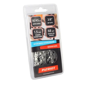 {{photo.Alt || photo.Description || 'Цепь пильная PATRIOT 73DP-68E (3/8quot;, 1.5 мм, 68 звеньев)'}}