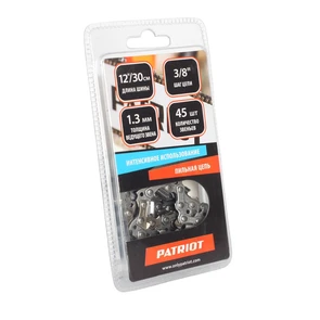 {{photo.Alt || photo.Description || 'Цепь пильная PATRIOT 91VS-45E (3/8quot;, 1.3 мм, 45 звеньев)'}}