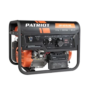 {{photo.Alt || photo.Description || 'Генератор бензиновый PATRIOT GP 6510 AE'}}