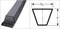 Приводной клиновой ремень D 104 Li=2650 mm, Ld=2726 mm D 104 Li=2650 mm, Ld=2726 mm