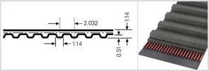 Зубчатый приводной ремень  43,2 МХL, L=109,7 mm 43,2 МХL, L=109,7 mm