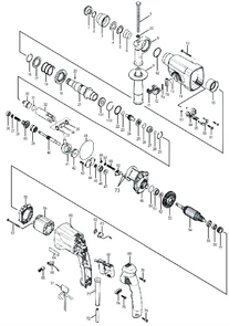 Кольцо стопорное перфоратора Sturm RH2591P (рис.29) RH2591P-29