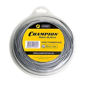 Корд триммерный CHAMPION  Round Pro  2.4мм *80м+нож C7027