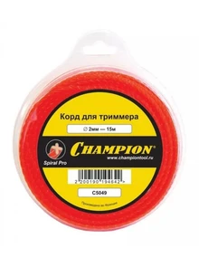 Корд триммерный CHAMPION  Spiral Pro 2.0мм *15м (витой) C5049